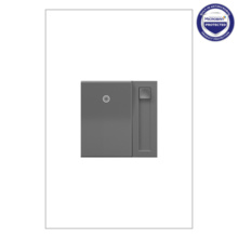 adorne® 0-10V  Paddle Dimmer, Magnesium, with Microban®